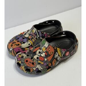 Disney Parks Mickey & Minnie Mouse Halloween Themed Crocs Unisex Sz W6 M4